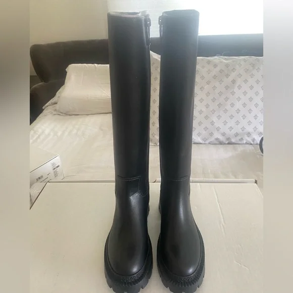 Coach C Logo Lug Sole Knee-High Boots – Size 6B / EU 36.5 – NWT - Picture 7 of 13